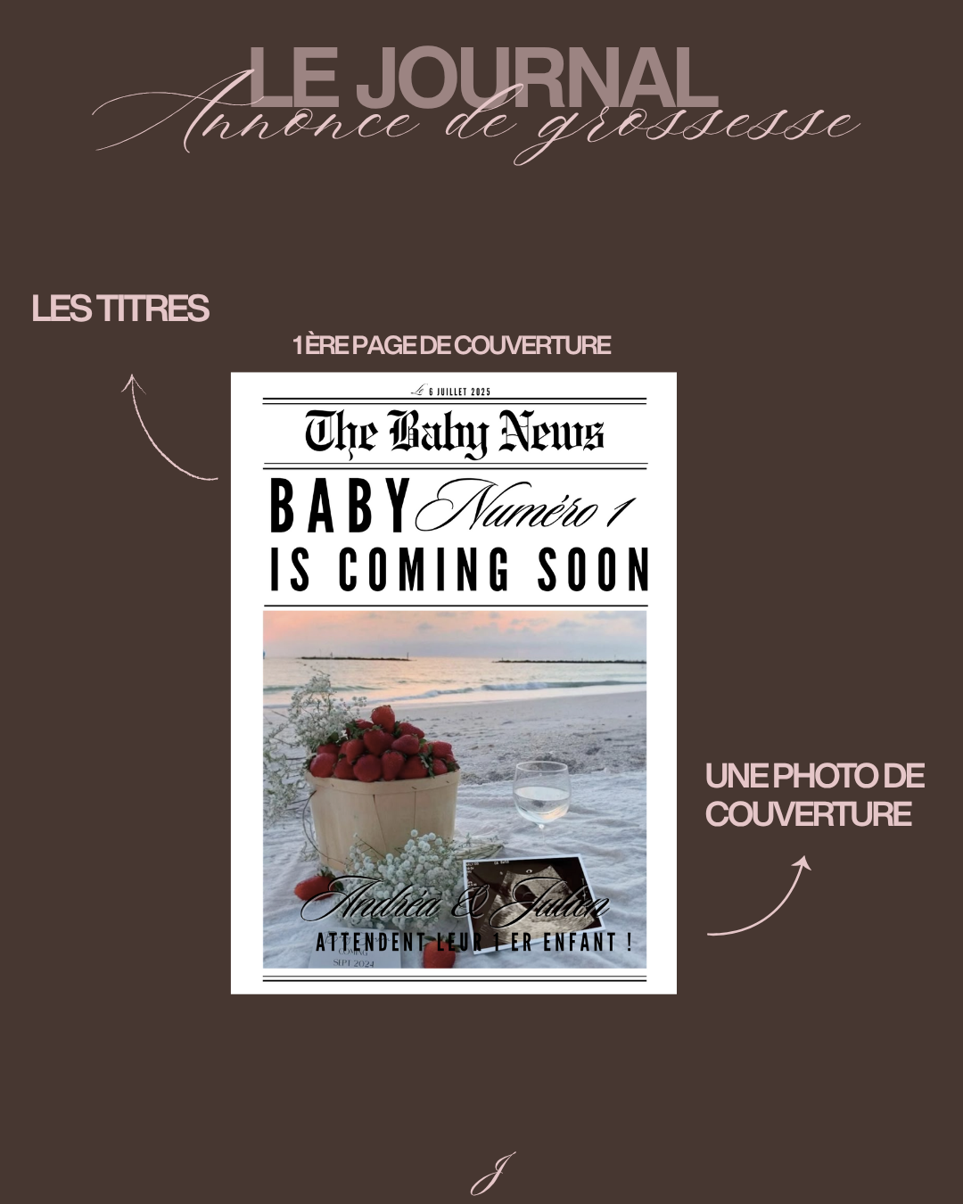 Journal annonciateur de grossesse