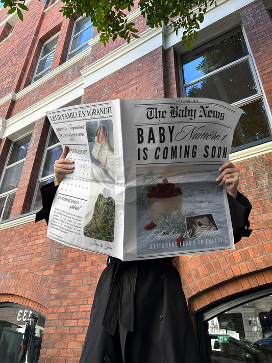 Journal annonciateur de grossesse